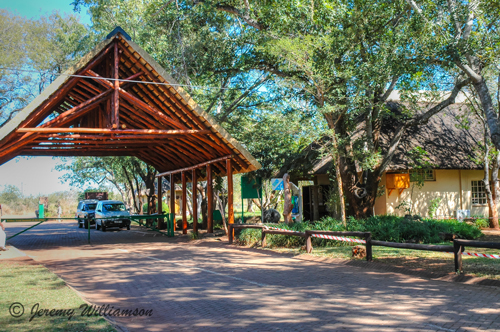 Crocodile Bridge Rest Camp entrance Kruger National Park South Africa Big Five Safari